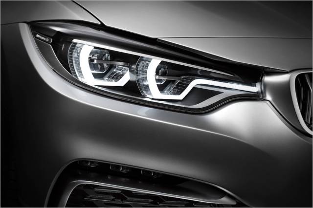 Das Lichtdesign der Voll-LED-Scheinwerfer sieht futuristisch aus.