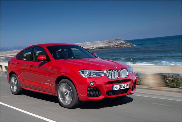 Im Juli 2014 steht der BMW X4 bei den Händlern.