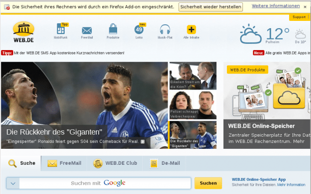 Anti-Adblock-Kampagne von web.de und GMX