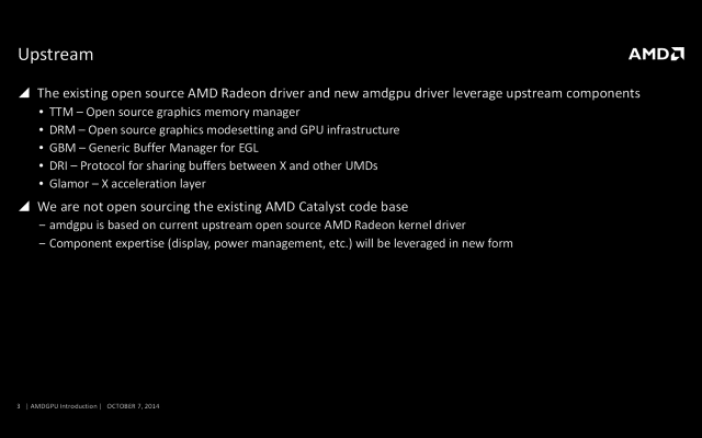 AMDs Linux-Grafiktreibervorhaben "amdgpu"