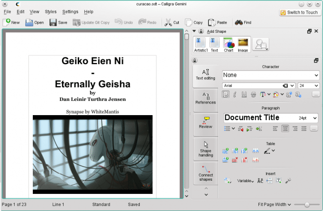 Calligra Gemini Desktop