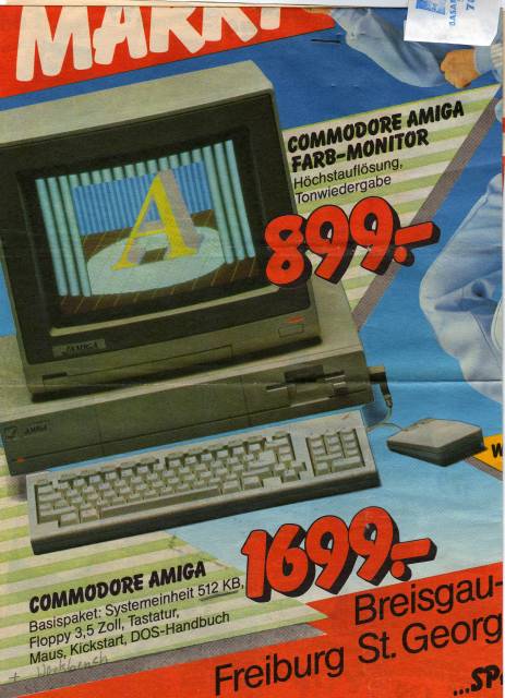 Amiga 1000 + Rezension aus c't 1/86