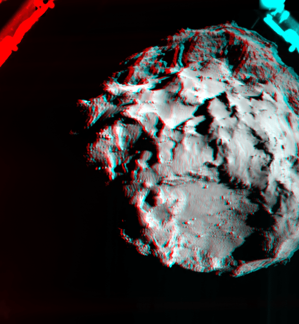 Ein Komet in 3D