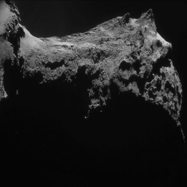 Ein Komet aus der Nähe