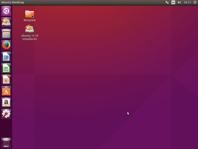 Ubuntu 15.10 Unity-Desktop