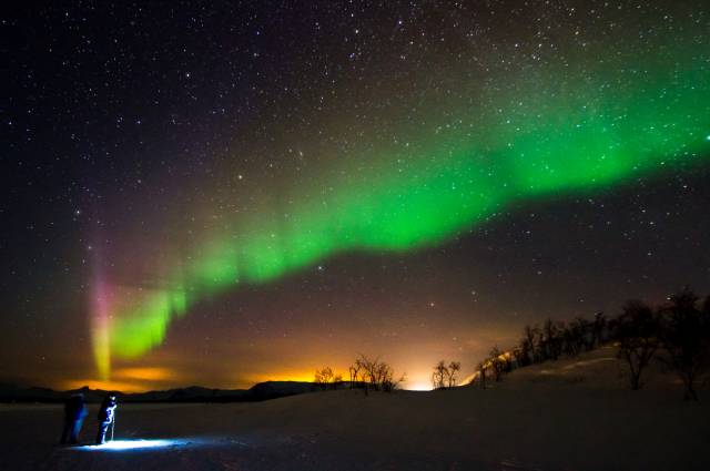 Polarlichtfotografie in Nordfinnland