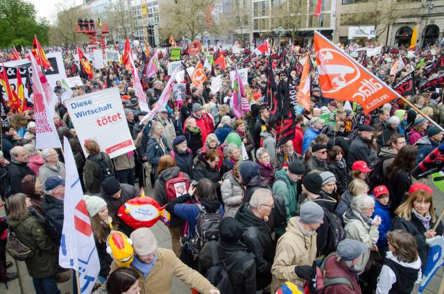 Hannover: Impressionen von der TTIP Demonstration 2016