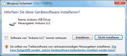 Arduino-Installation
