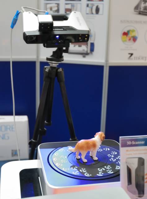 3D-Scanner auf der FabCon 3.D / Rapid.Tech 2016