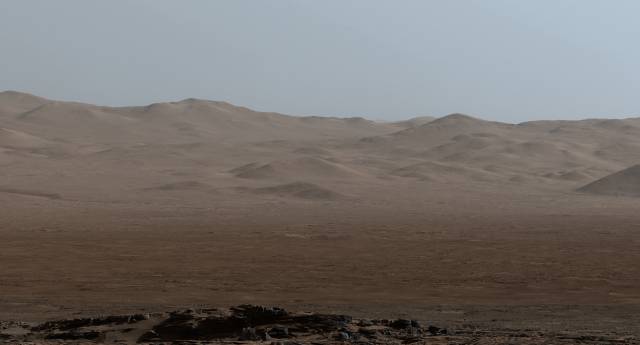 Nördlicher Teil des Gale Katers auf dem Mars