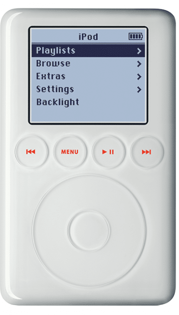 iPod mit Dockanschluss von 2003