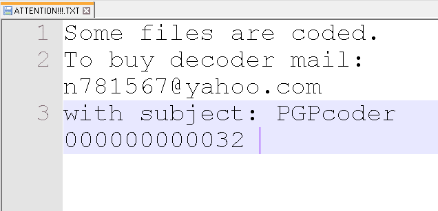 2005: PGPCODER.A verschlüsselt Dateien