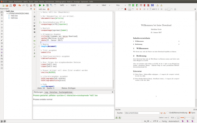 Tools für LaTeX