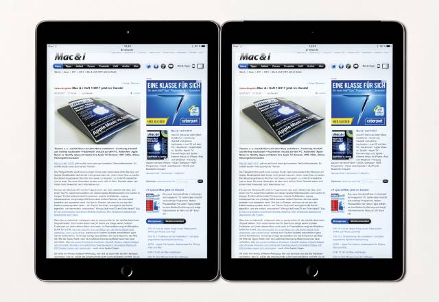 iPad 9,7" und iPad Air 2