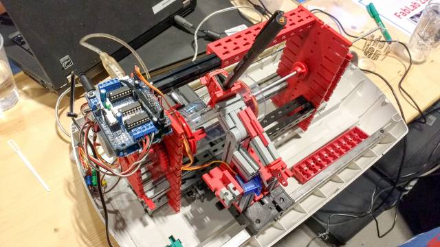 Arduino-Eggbot auf der Mini Maker Faire Zürich 2018