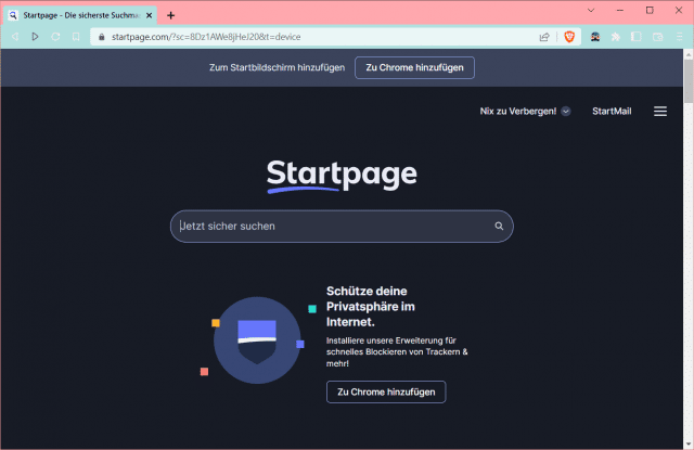 StartPage Startseite