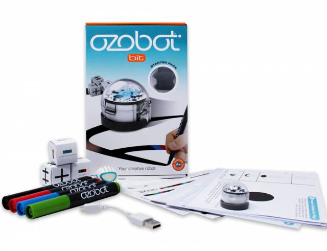Ozobot-Bit Basisset inklusive Stiften und ein paar Teststrecken