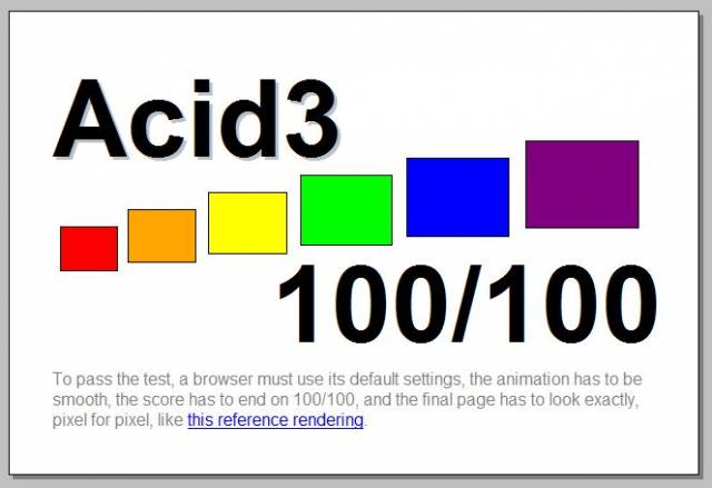 Acid 3 Referenzdarstellung