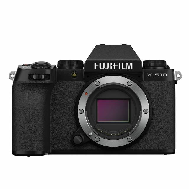 Fujifilm X-S10 mit offenem Bajonett
