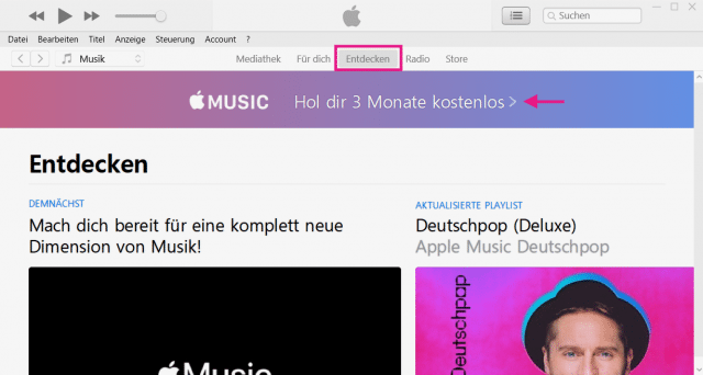 Apple Music nutzen