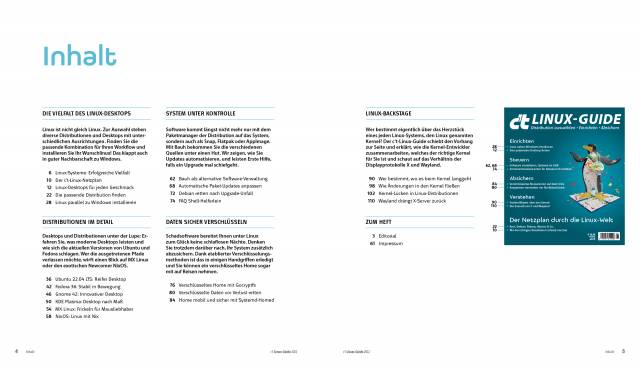 Bilderstrecke Sonderheft c't Linux-Guide