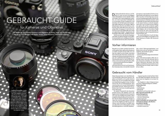 Gebraucht-Guide für Kameras und Objektive