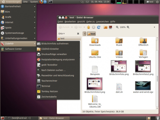 Ubuntu 10.04 Theme Ambience