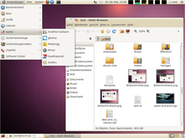 Ubuntu 10.04 Theme Radiance