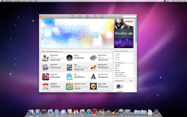Mac OS X 10.0 bis 10.6: Die frühen Raubkatzen