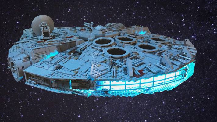 Zeitraffer: Lego Millennium Falcon in Rekordzeit gebaut