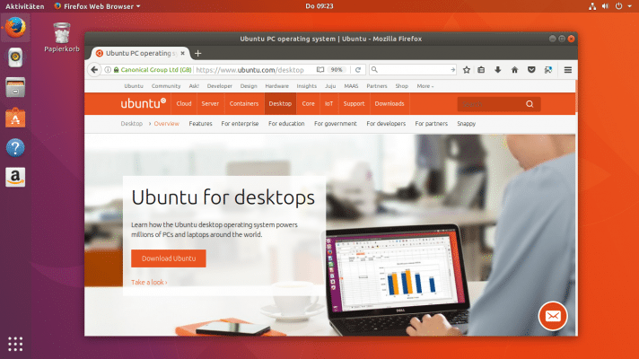 Linux-Distributionsfamilie Ubuntu 17.10 freigegeben