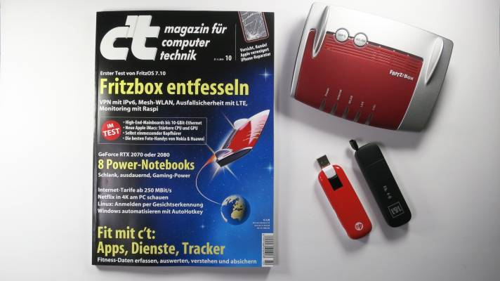 c't 9/2019 - Der Blick ins Heft mit Fritzbox-Tipps, Power-Notebooks und Fitness-Diensten