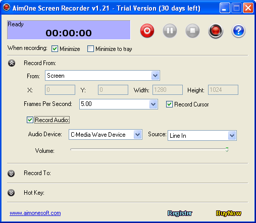  AimOne Screen Recorder