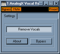  AnalogX Vocal Remover