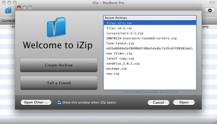 winzip vs izip for mac