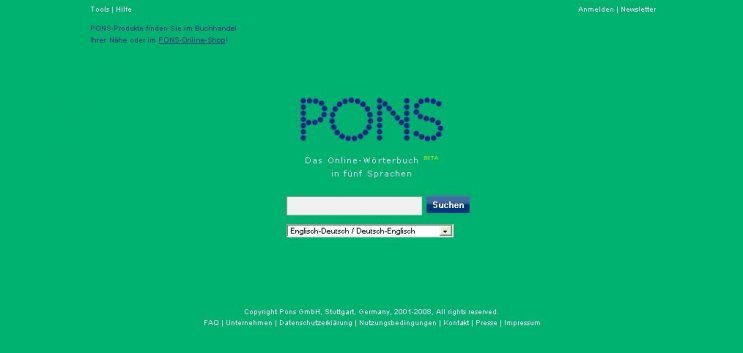  PONS - Online-Wörterbuch