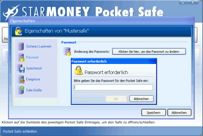 StarMoney Pocket Safe