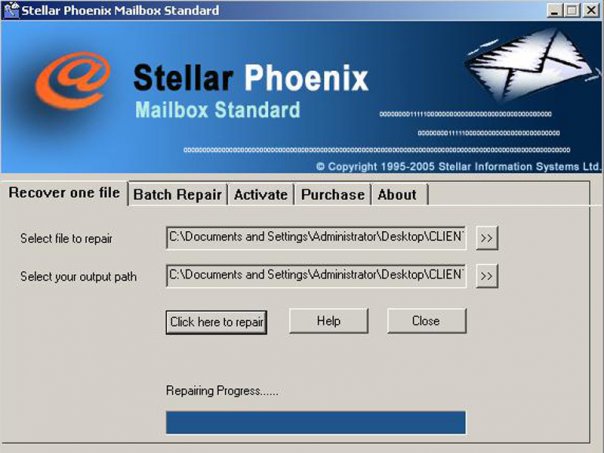 Stellar Outlook Express Repair