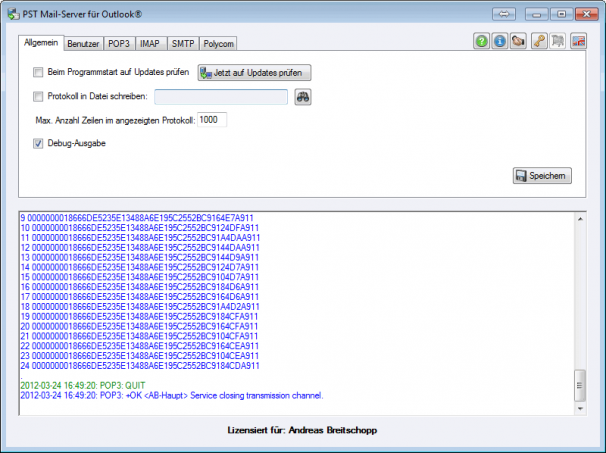 gammadyne mailer proxy setting