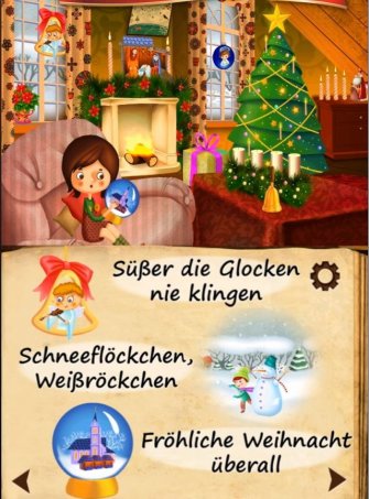  Weihnachtslieder - animiertes Liederbuch