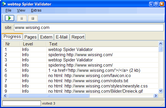 wespiva (Web Spider Validator)