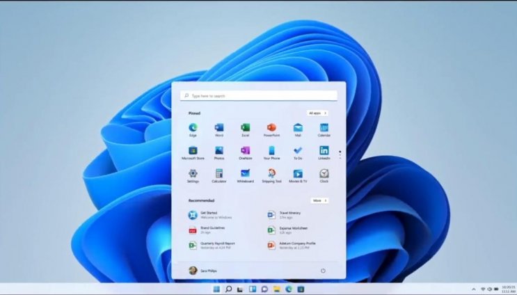 Windows 11 platziert das Startmenü erstmals in der Bildschirm-Mitte.