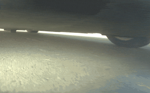 Die Hochgeschwindigkeitskamera zeigt die Wirkung des Unterbodenschutzes.