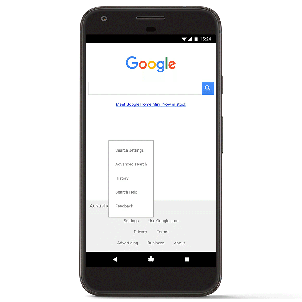 Google erklärt, wie man seine nationale Version der Suche festlegt.