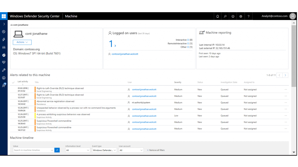 Windows Defender ATP für Windows 7 und 8.1