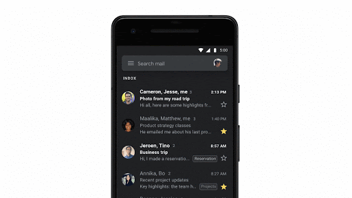 Dark Mode: Gmail-App wird ab heute aktualisiert