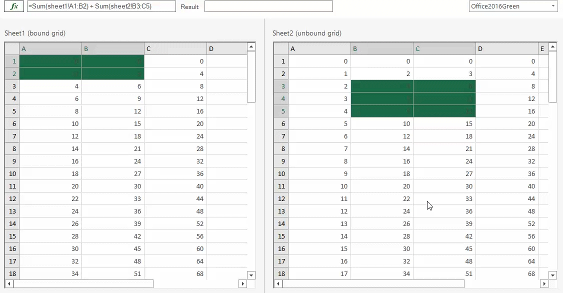 Formelausdrücke aus Excel mit der CalcEngine nutzen -- bewegtes GIF