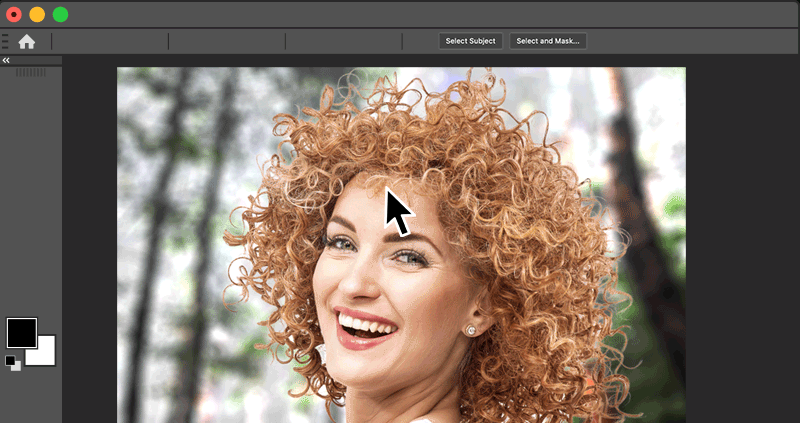 Photoshop CC stellt Porträts nach einem Klick frei und kümmert sich dabei vor allem um Haare.