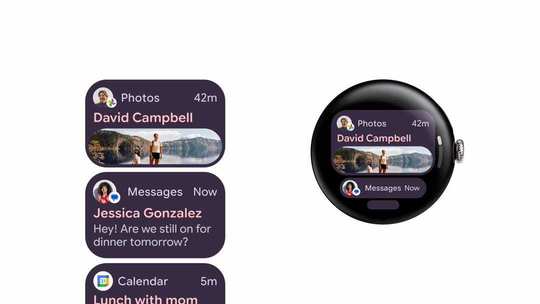 Wear OS 6 notifications