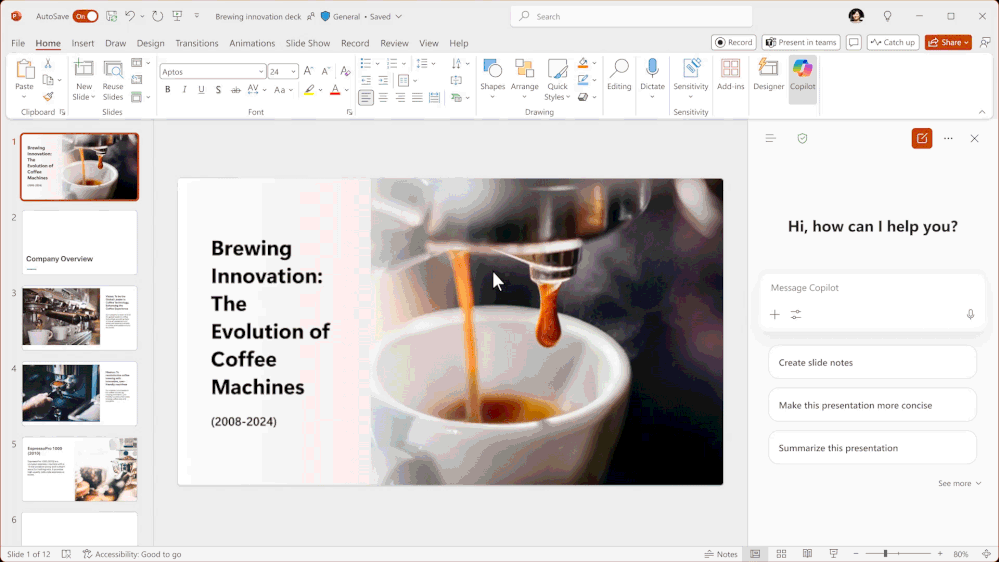 PowerPoint mit Copilot